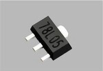 工厂现货直供三端稳压集成电路 78L05 SOT-89