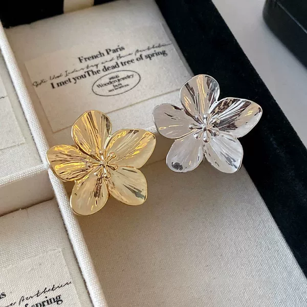 European and American Exaggerated Geometric Open Ring Korean Ins Fashion Popular Index Finger Ring Niche High-End Hand Jewelry Wholesale