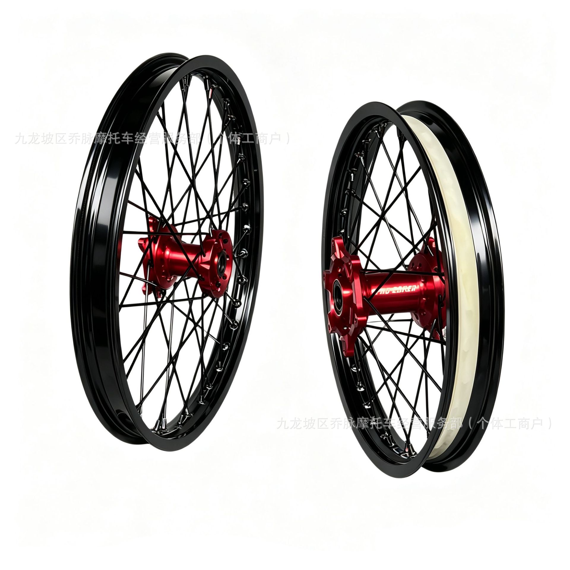 Suitable for Honda CRF250 450R modified CNC off-road wheel hub assembly, front 21-inch, rear 18-inch, 7-series aluminum alloy rims