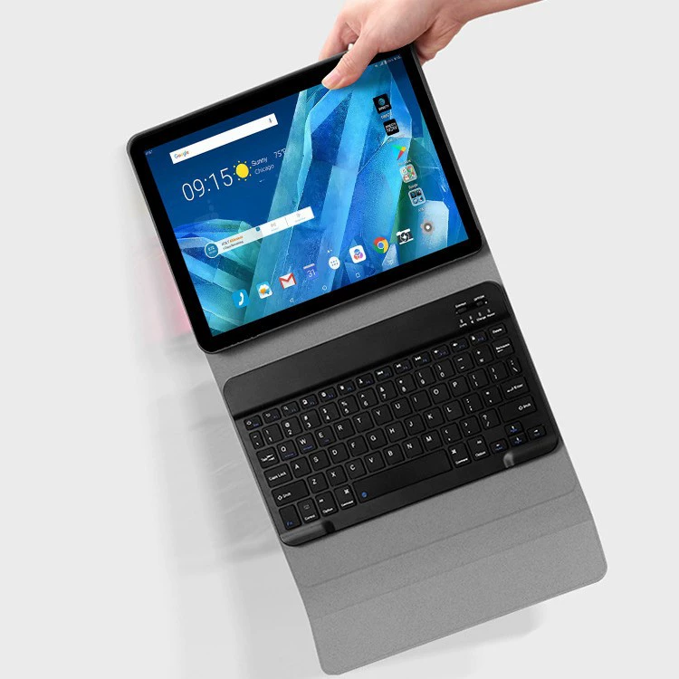 Чехол с клавиатурой, совместимый с Lenovo, защитный футляр с подставкой, 10.3", Bluetooth