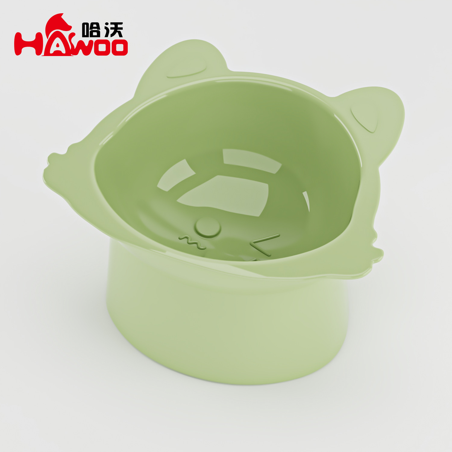 Z original cuello de mascota wink gato estilo alto cuenco de pie grande calibre para perros cuenco de alimentación para perros cuenco de agua para gatos al por mayor