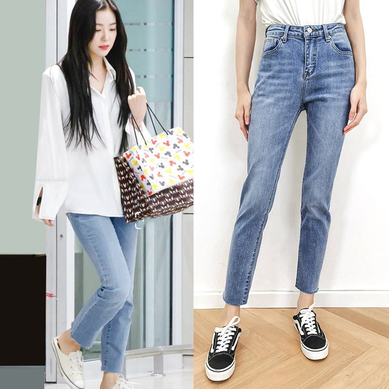 여성용 고품질 청바지, 공장 직판, 품절 사이즈, 특가, 개당 79위안, 슬리밍, 패셔너블, 캐주얼, 다재다능