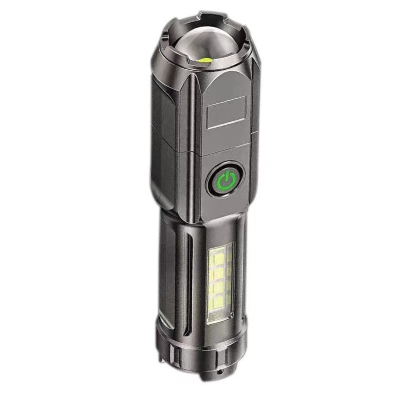Cross-border ABS luz fuerte enfoque linterna al aire libre portátil hogar comúnmente utilizado linterna distribución linterna caliente