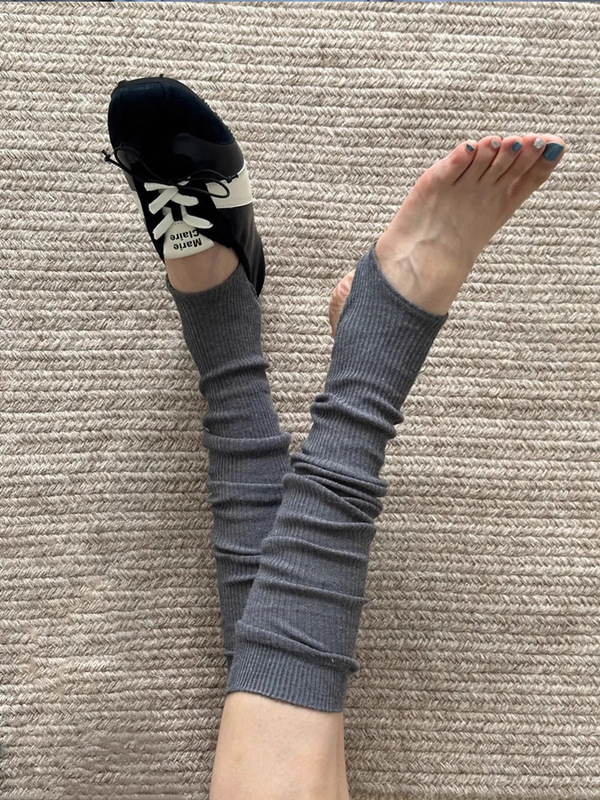 芭蕾风袜子踩脚袜套女夏薄款堆堆袜miu系白色小腿袜春秋款长筒袜|undefined