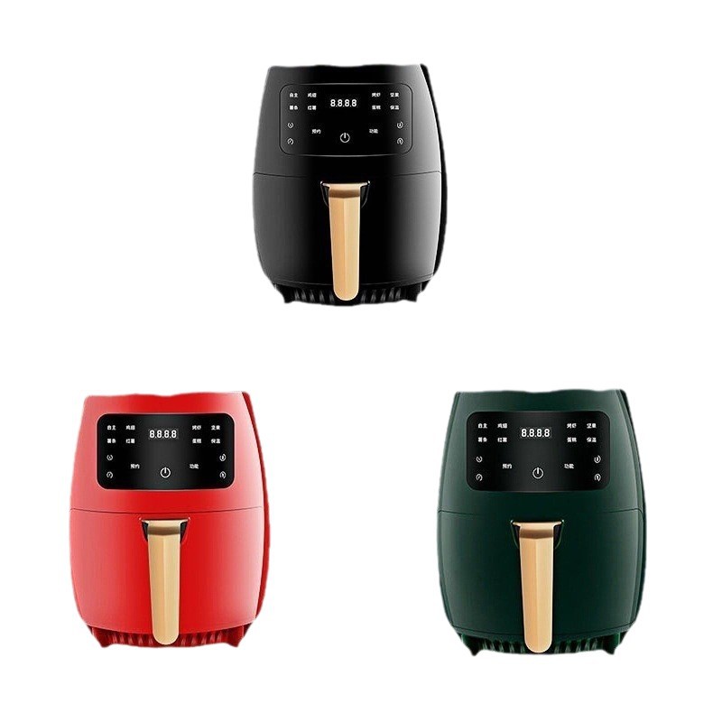 10L Large Capacity Household Electric Fryer Visual Touch Screen Multifunctional Fryer Intelligent Air Fryer Factory Wholesale