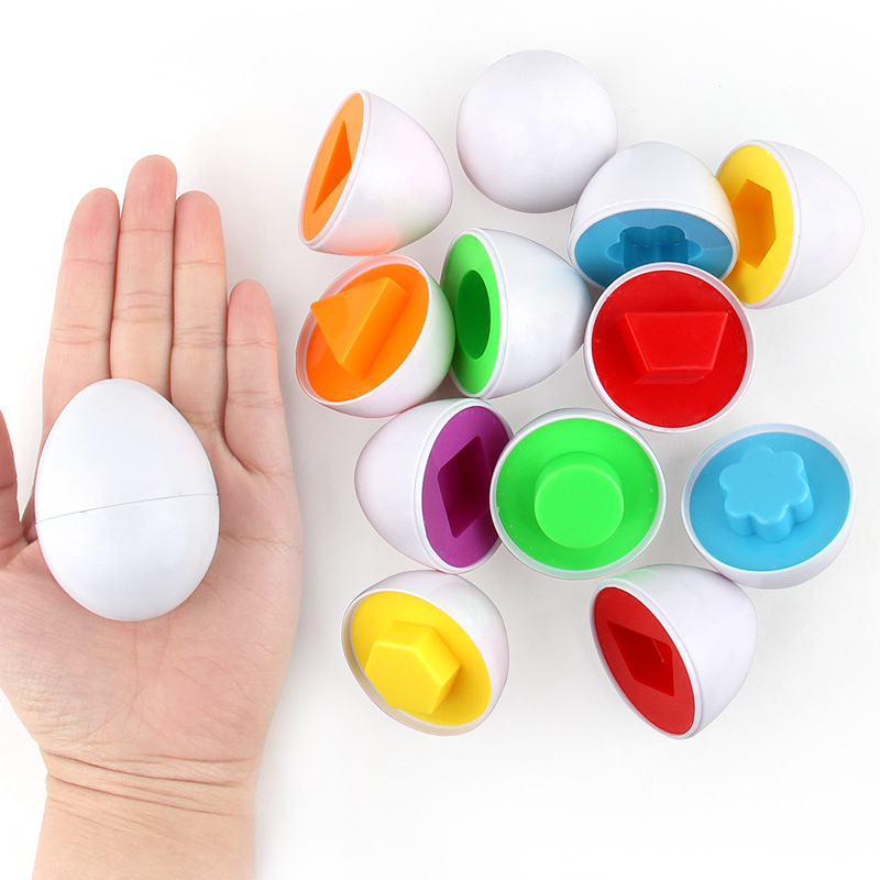 Baby toy mixed batch matching smart eggs wholesale, baby spin the wheel 6 pack, simulated egg toy wholesale