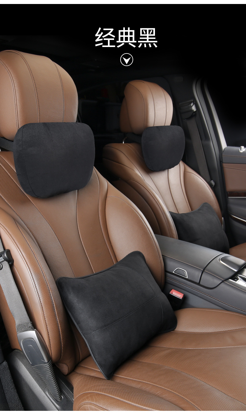 Car Headrest Lumbar Cushion Memory Foam Car Cushion Lumbar Back Cushion Lumbar Pillow Back Cushion Car Neck Pillow Cushion