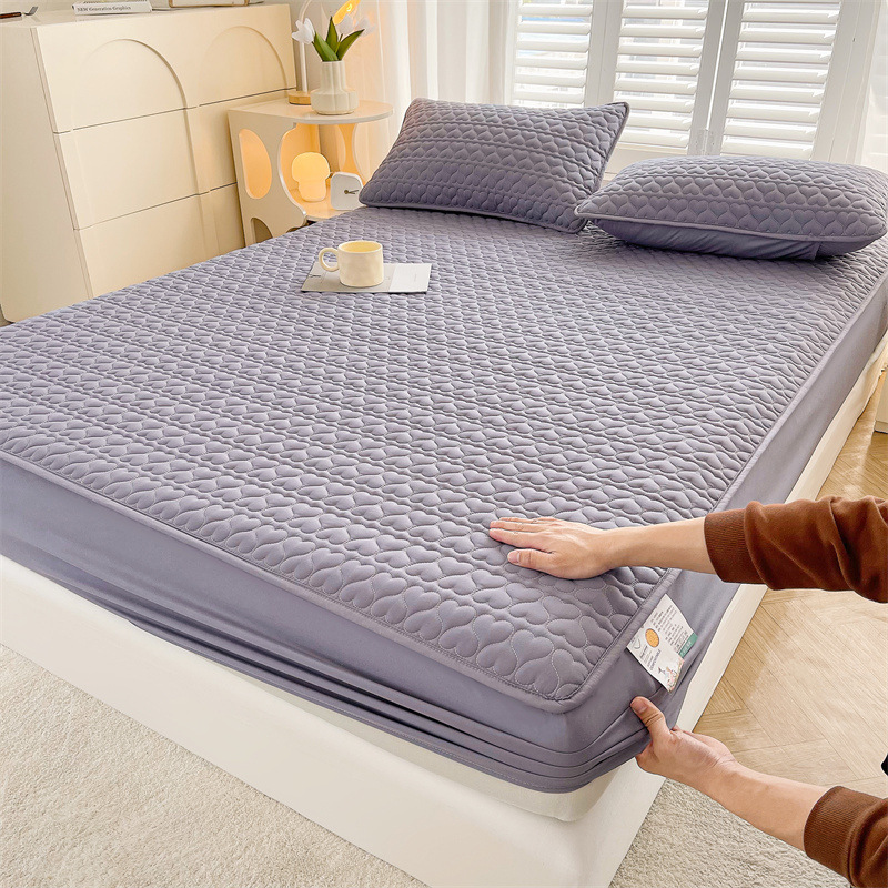 Sábana Ajustable Acolchada Impermeable y Anti-orina Clase A para Niños, Sábana de Algodón, Protector de Colchón, Protector de Colchón Simmons, Estilo Sábana Ajustable.