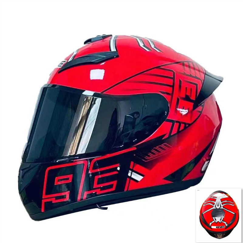 Yan nuevo casco de motocicleta masculino completo casco de bicicleta casco de coche eléctrico casco de verano para hombres y mujeres cuatro estaciones