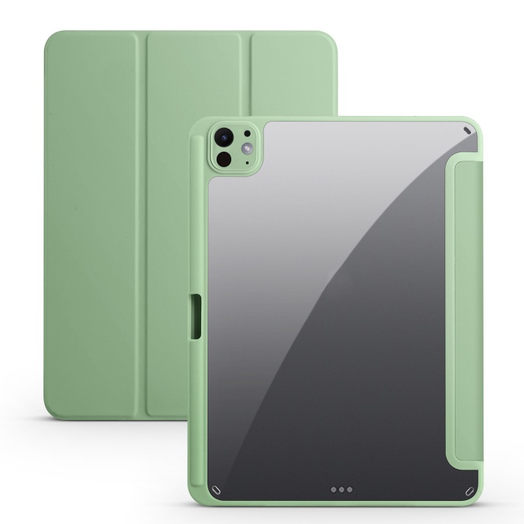 Funda para iPad Pro 11 2024 acrílico triple tableta inteligente
