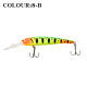 Shallow Diving Minnow Lures Sinking Hard Baits Fresh Water Bass Swimbait Tackle Gear