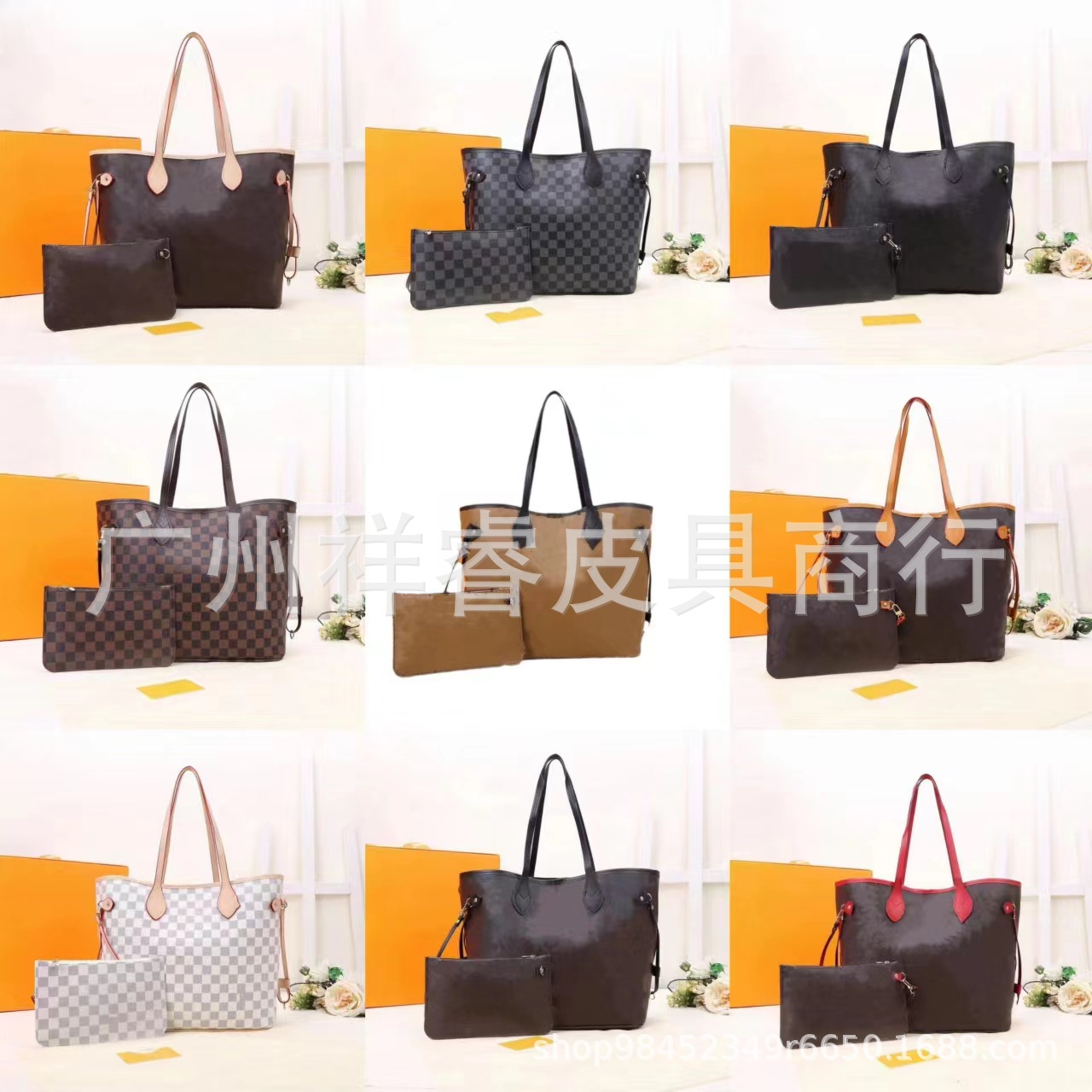 Wholesale foreign trade 40156 supply mother and child bag factory send one-shoulder portable women's Bag tote bag large capacity shopping bag
