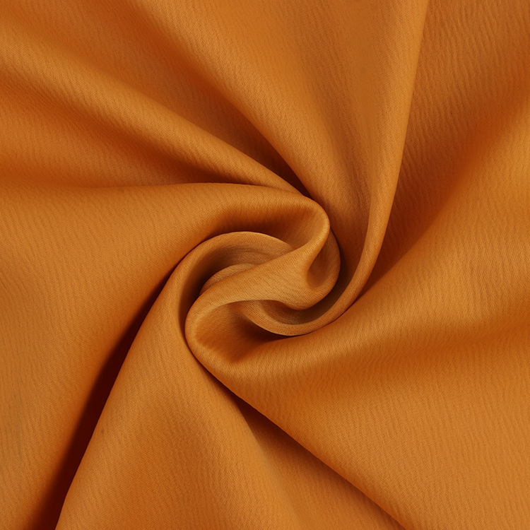 蚂蚁皱法国皱 仿醋酸弹力缎面布料 垂感柔顺连衣裙衬衫晚礼服面料