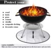 new pattern outdoors The fire Brazier Two-sided Fire pads Fireproof Mat Fireproof Picnic mat Barbecue pad