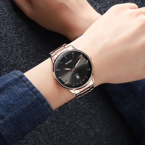 Skmei/Shimei Fashion Business Calendar Men's Quartz Watch Factory Direct Selling Wholesale Watches Waterproof Men's Watches