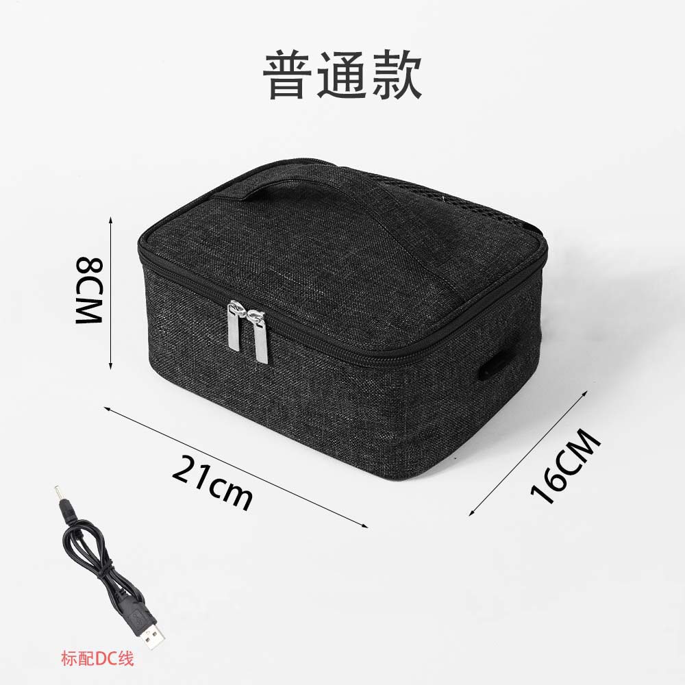 Picnic al aire libre Oficina impermeable Oxford tela USB calefacción Bento lonchera bolsa de aislamiento en stock por mayor