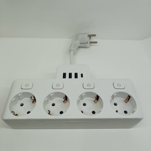 Cross-border Russia hot-selling socket multi-control switch 5CM short-line one-turn multi-wiring board converter plug-in
