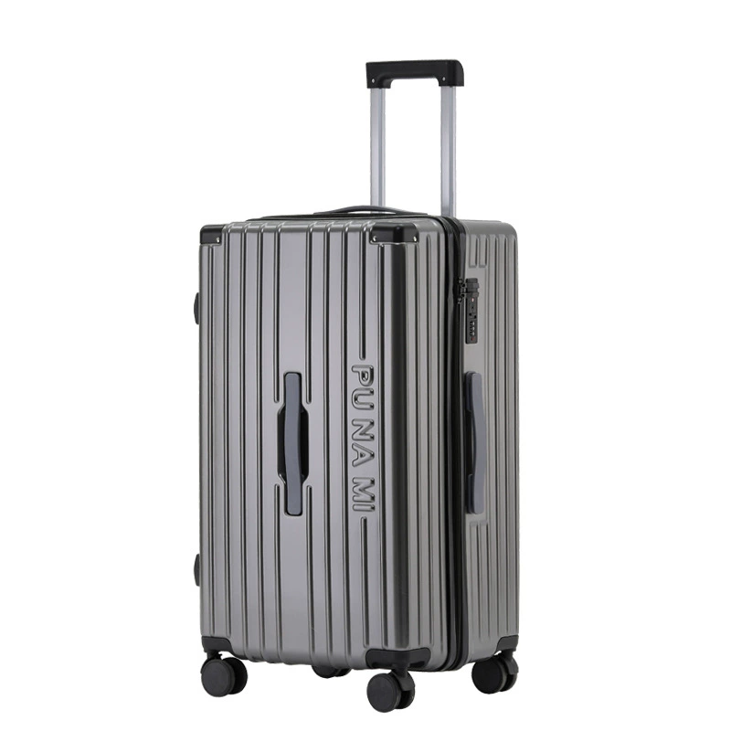 Spacious universal suitcase with zipper, 28-inch, durable hardshell travel luggage