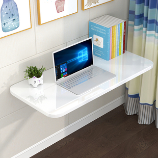 Wall-Hanging Folding Table Wall-Hanging Dining Table Wall-Hanging Folding Computer Table Wall Desk Wall-leaning Table Kitchen Folding Language Su