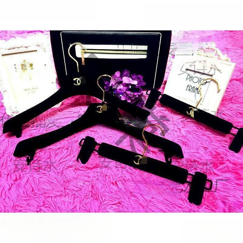 Вешалка для свадебного золотого свадебного платья, двойная меховая вешалка, замшевая маленькая ароматная специальная вешалка, вешалка с маркировкой