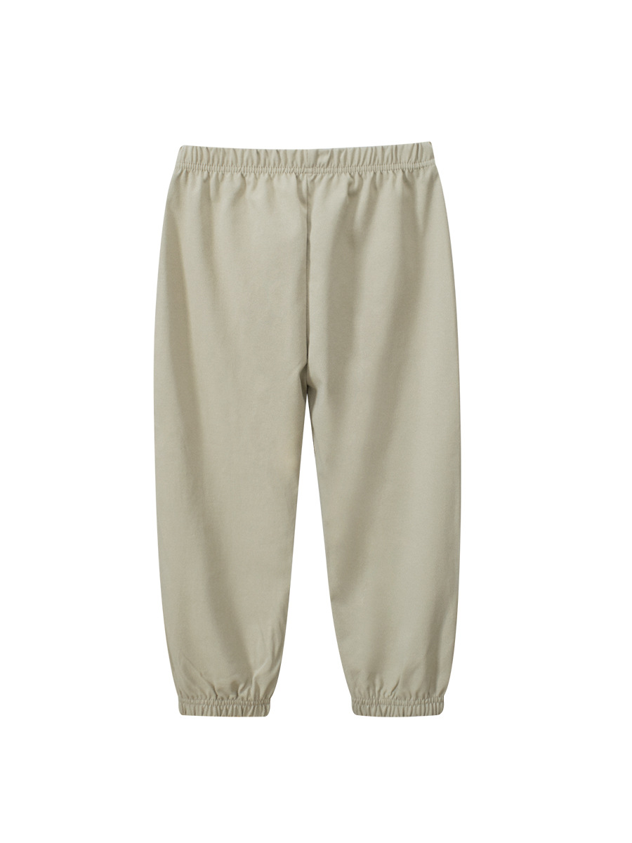 27kids ropa para niños pantalones casuales de verano fáciles de secar 2025 nuevos pantalones deportivos para niños pantalones de color sólido para niños delgados
