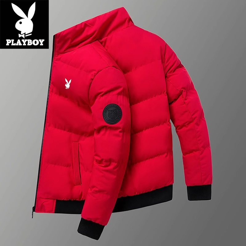 Tejido de alta densidad perfilado chaqueta de plumón hombre ropa de invierno vintage a prueba de viento engrosado chaqueta de herramientas de invierno de negocios ocio