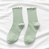 Brand spring summer breathable Japanese socks, Korean style, mid-length