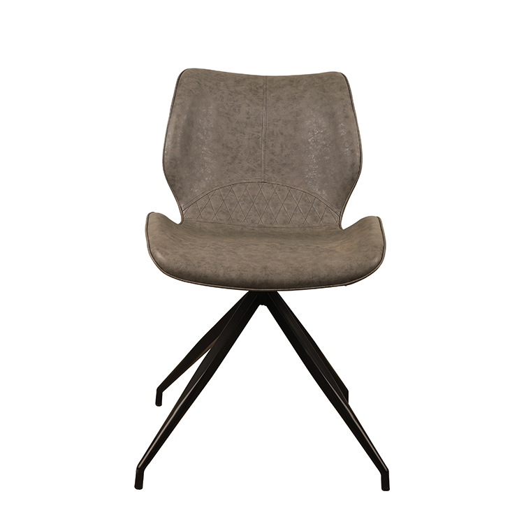 Casa moderno minimalista italiano nórdico de lujo ligero restaurante respaldo relajado chat maquillaje hierro forjado taburetes de hotel comedor silla image 6