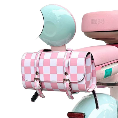 Leather Bag Rear Seat | Motorcycle trunk