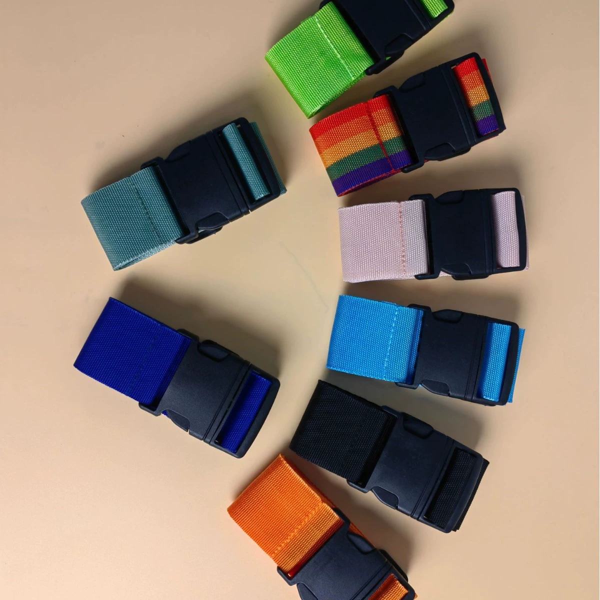 Ремни для багажа, плоские ремни для багажа, упаковочные ремни без кодирования, укрепляющие ремни для путешествий, взрывозащищенные ремни для багажа