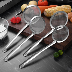 304 Stainless Steel Mesh Strainer & Oil-Separating Spoon  
Household Soy Milk & Juice Filter with Oil-Resistant Design  
Kitchen Tool: Hot Pot & Noodle Scoop with Built-In Oil Separator
