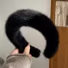 5541 imitation mink hairband-black one