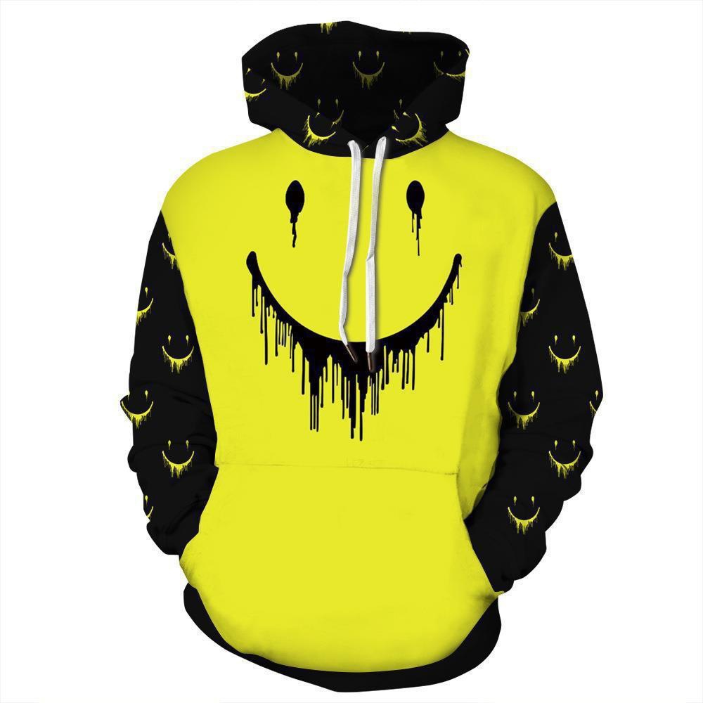 Uus Halloweeni veretilga 3D-digitaalprinditud paaridele mõeldud pikkade varrukatega kapuutsiga kampsun, vabaaja moebrändi pullover_voghion.com