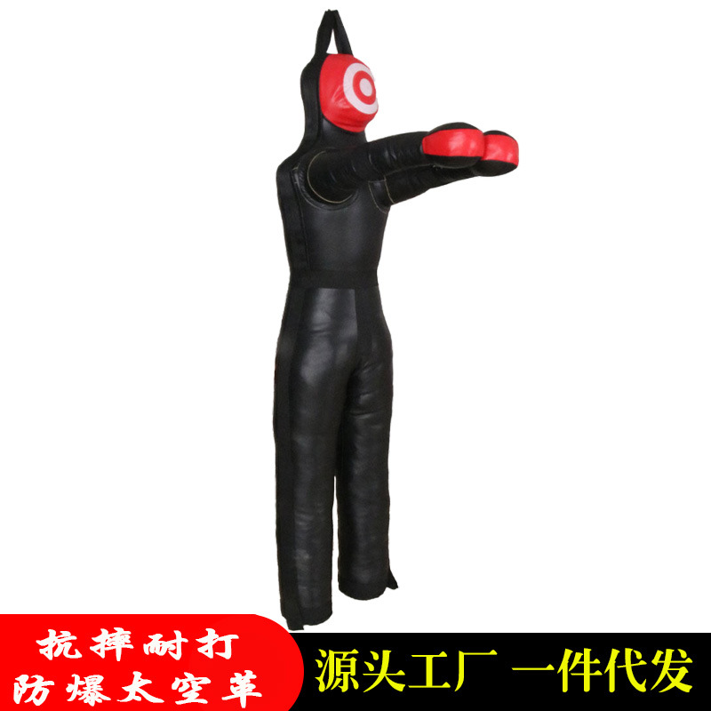 Muay Thai MMA comprehensive fighting jujitsu Judo sparring soft dummy home hanging Wing Chun fight humanoid sandbag