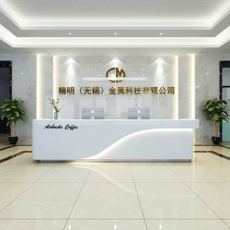 Современная минималистичная стойка ресепшн для компании, окрашенная в гостиничный клуб, мраморная стойка для кассира, салона красоты или бара