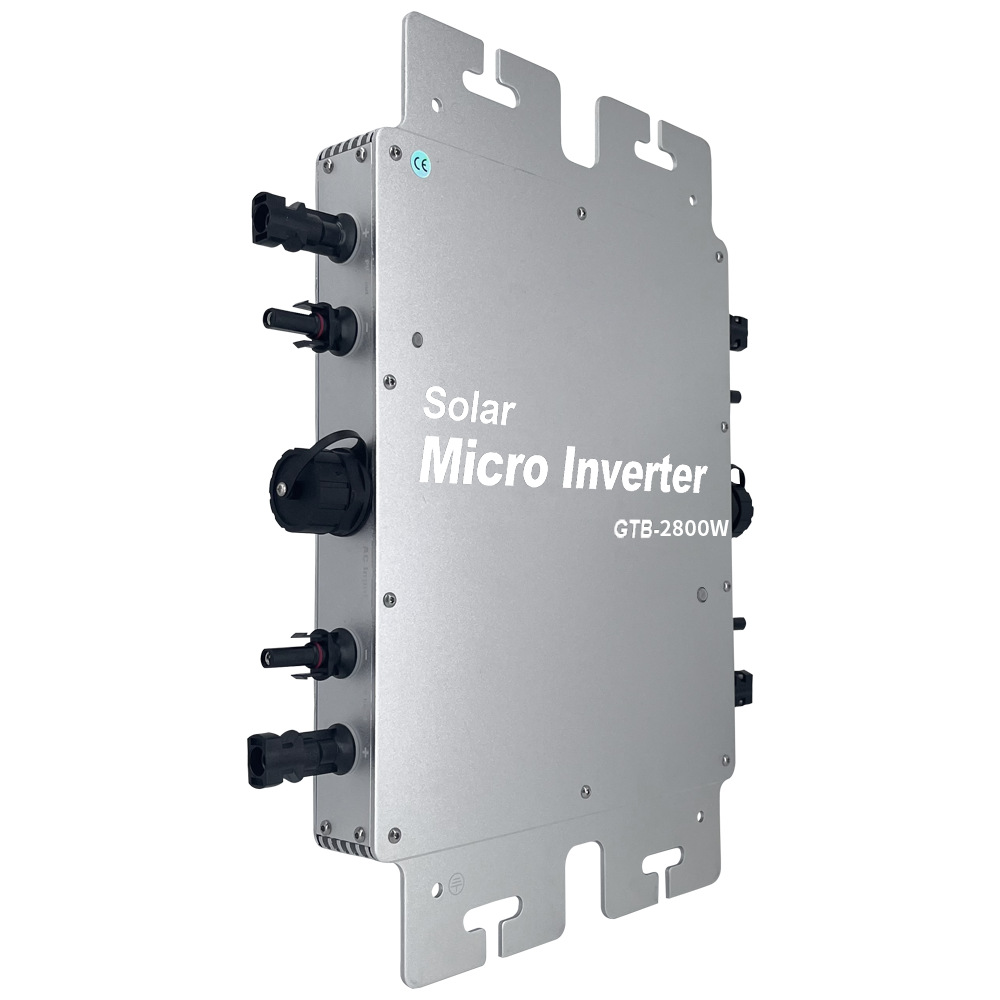 跨境爆品2800W太阳能微型逆变器防水IP65智能控制可调节功率