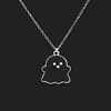 Brand small design cute ghost necklace, universal pendant for beloved, wholesale, Korean style