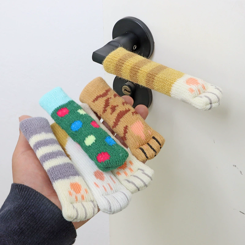 Дверная ручка перчатки защитный чехол зимний блок двери двери дома, чтобы предотвратить столкновение двери спальни