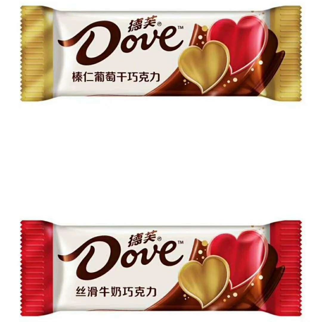 Шоколадная конфета (Dove) silky milk 14 г — свадебный подарок, в индивидуальной упаковке или в коробке