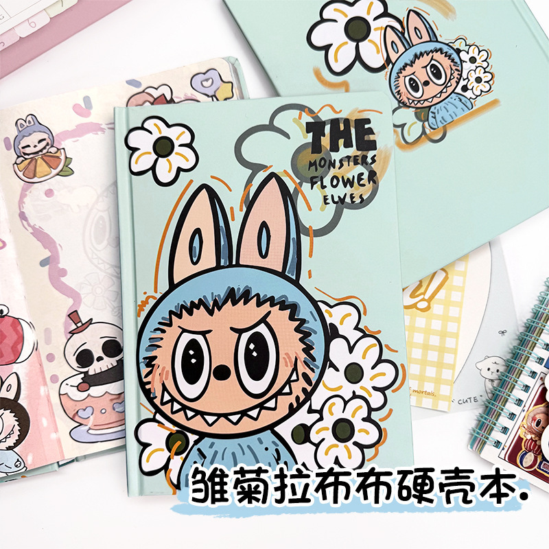 新品布a5ノート高颜値漫画横線ノート漫画手帳学生超厚手帳