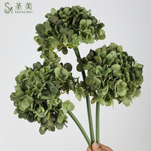 仿真花秋色绣球婚庆用花假花婚庆地排花仿真玫瑰花人造花绢花