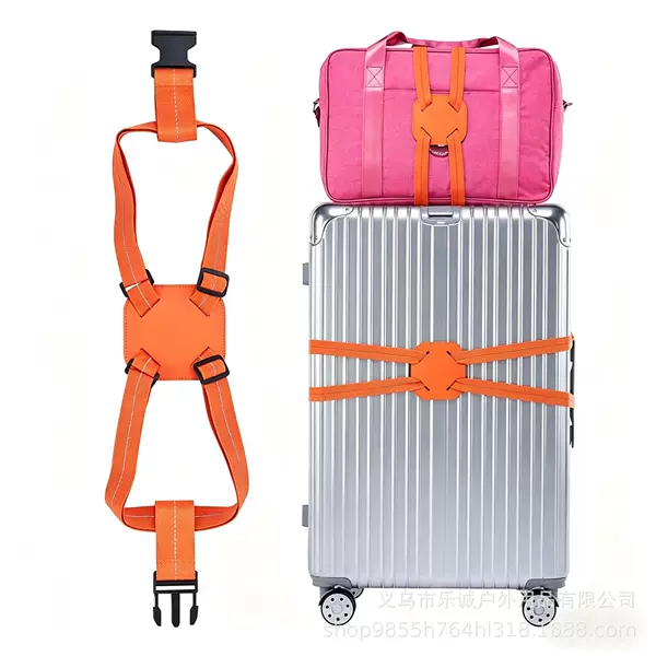 Luggage Safety Fixing Straps, Trolley Case Straps, Luggage Binding Straps, Reinforced Elastic Reflective Binding Straps