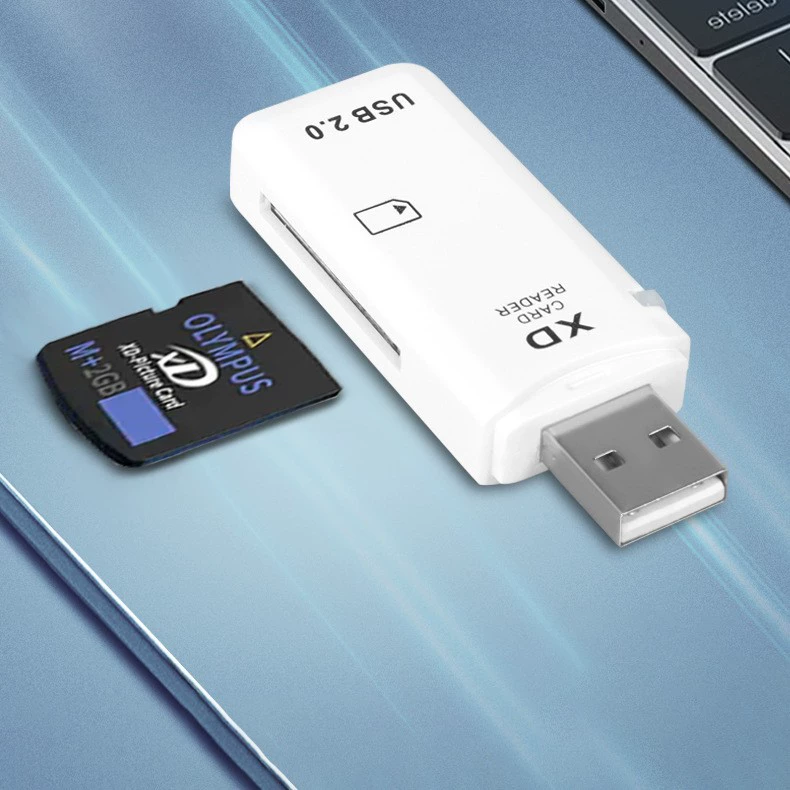 Wholesale high -speed XD card reader single -port digital computer memory card camera converter USB card reader 2.0