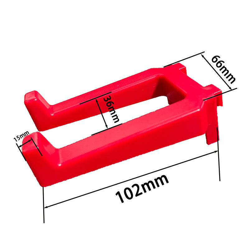 Estante para colgar herramientas de plástico, lavado de autos, salón de belleza, estante de almacenamiento de herramientas de hardware, estante de exhibición, tablero de agujero de pared de herramientas