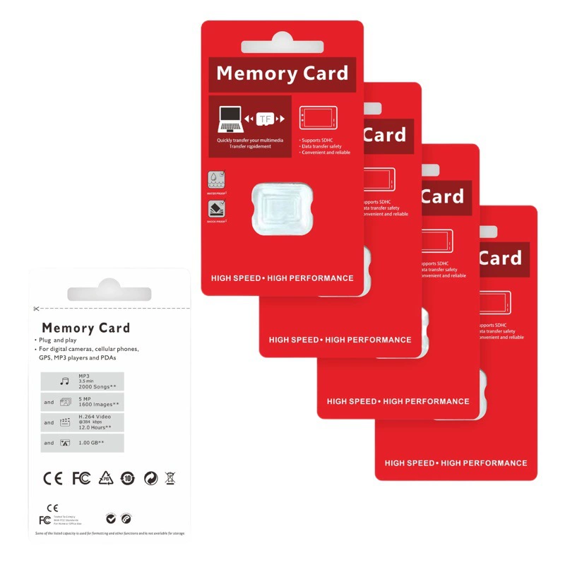 Упаковка для карт памяти, упаковка для TF-карт, красная высокоскоростная карта памяти, упаковка Casetify, оптовая продажа со склада производителя.