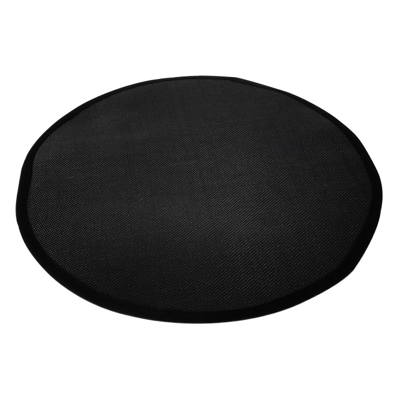 Ignífugo resistente a altas temperaturas ignífugo chimenea estera de doble capa de fibra de vidrio de silicona estera ignífuga grande redondeada estufa de madera chimenea Manta