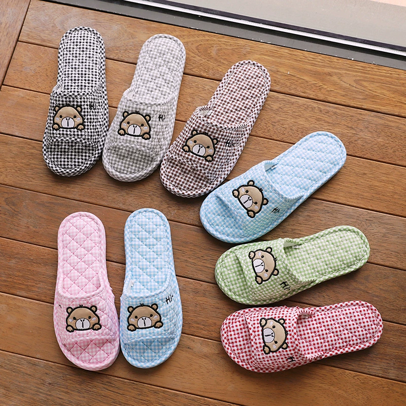 Трансграничная хлопчатобумажная художественная Капибала парные тапочки для мужчин и женщин утолщенный в помещении трехслойный противоскользящий бесшумный пол