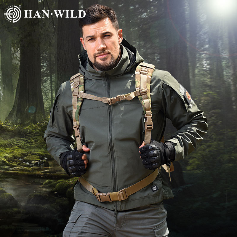 Hanye Lightweight Softshell Tactical Work Jacket Windproof and Water-Repellent Outdoor Camouflage Clothing Warm Coat Hanye Lightweight Softshell Tactical Work Jacket Windproof and Water-Repellent Outdoor Camouflage Clothing Warm Coat