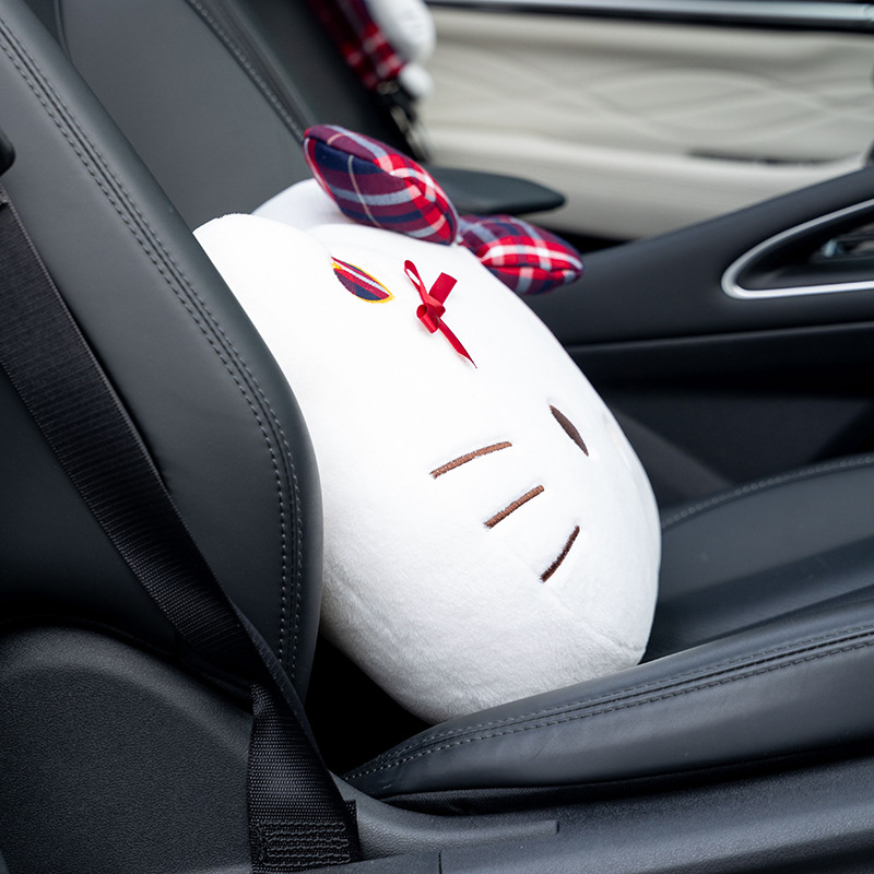 New Cute Cartoon Hellokitty Kt Cat Car Sofa Headrest Plush Home Pillow Cushion Waist Pillow