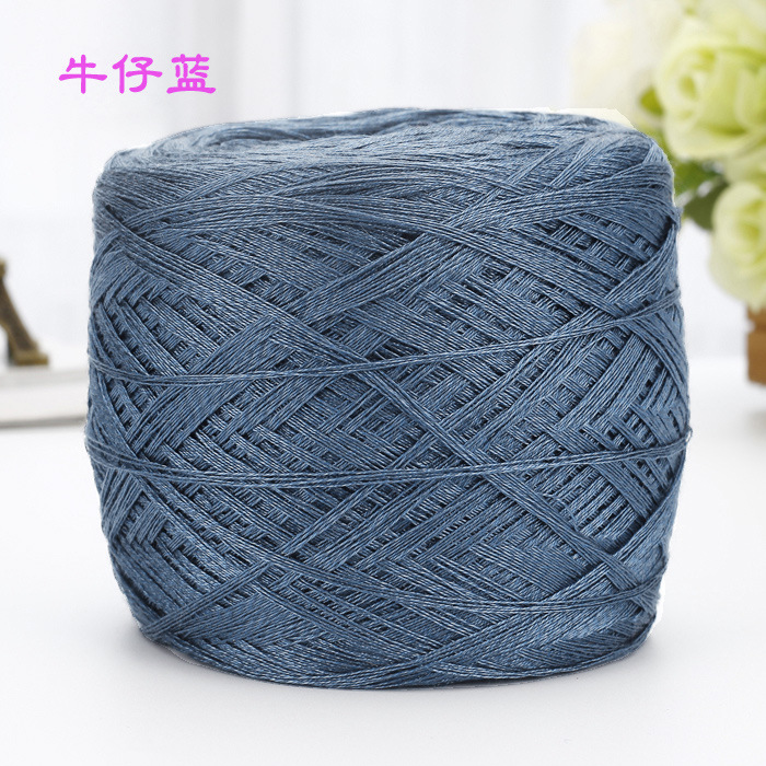 Siyue al por mayor de primavera y verano de seda de morera Tencel hilo de lana tejida a mano bricolaje Bola de seda de hielo hilo de lana fina